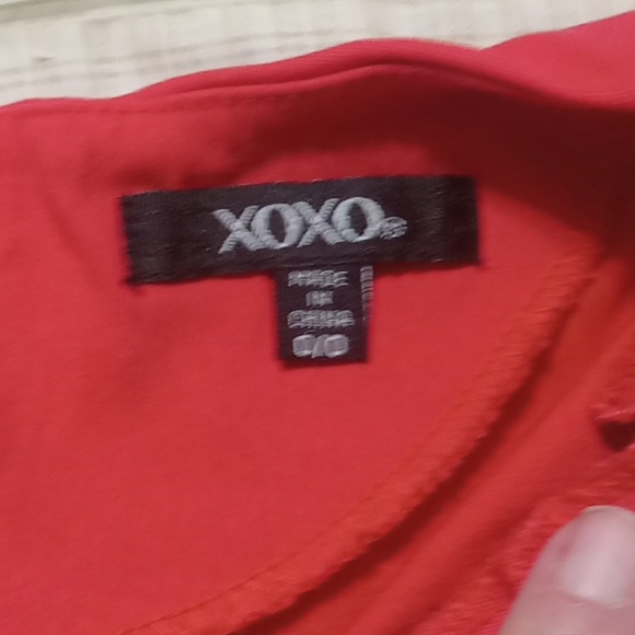 XOXO red bodycon dress women's size 0/0 - Picture 2 of 5